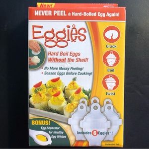 NWOT Eggies Boiled Egg Cooking Kitchen Utensils